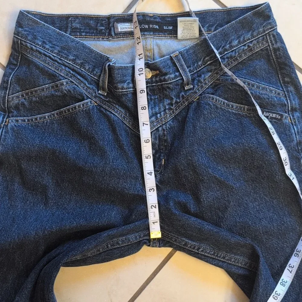 Rocky Mountain Jeans Slim Fit Western Bareback Low Rise Size 13 - Picture 11 of 11